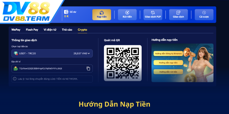 Huong Dan Nap Tien